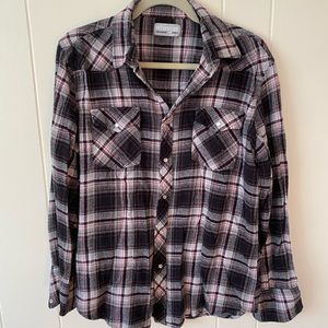 Plaid flannel shirt